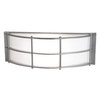 Access Lighting Tyro, Outdoor LED Wall Mount, Satin Finish, Opal Glass 20373LEDDLP-SAT/OPL